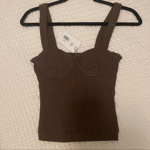 NWT We Wore What Knit Corset